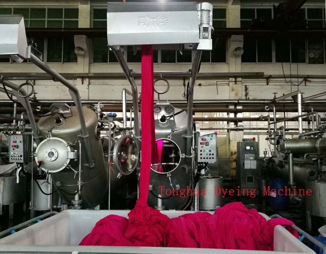 Jet Dyeing Machine For Crepe Fabric / High-Pressure Rapid Dyeing Machine